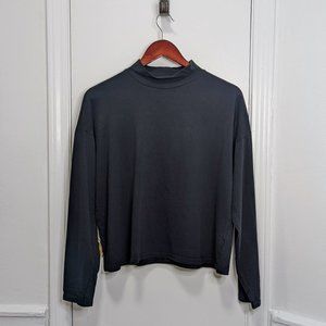 Everlane The Square Mockneck Tee | Black | M